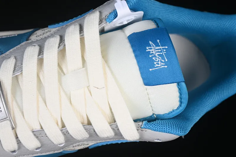 All categories Nk Air Force 1 Air Force series Nk Air Force 1 Low Air Force low-top Nike Air Force 1'07 Low Stusi co-branded milk white blue gray Air Force 1 low-top casual sneakers XD2588-607